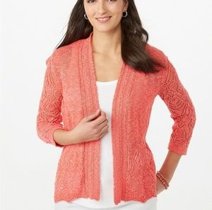Coral Cardigan